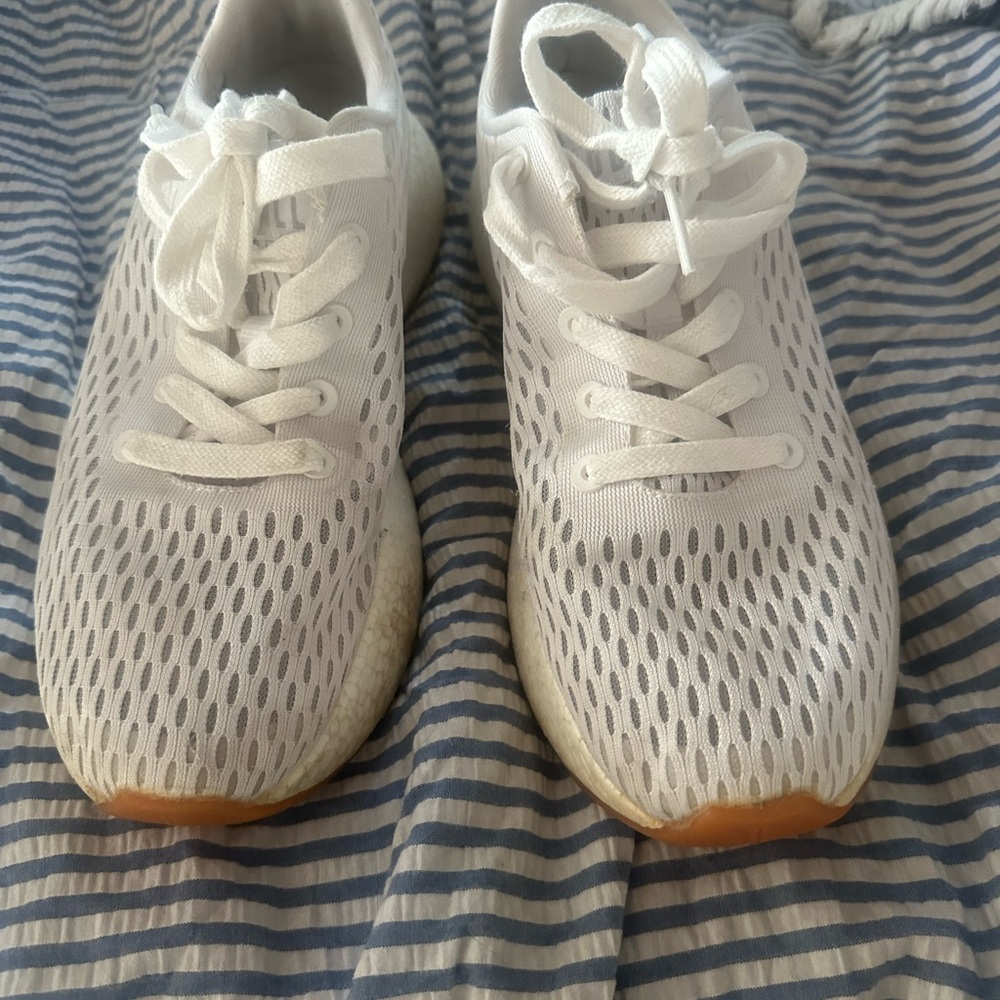 White Mesh Sneakers